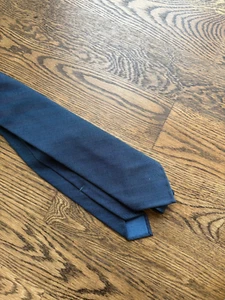 Shibumi Firenze Solaro Wool Tie Blue - Picture 1 of 3