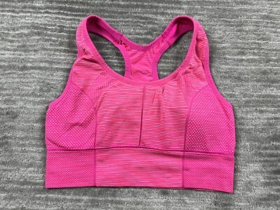 Sujetador deportivo deportivo Spalding para mujer rosa medio espalda deportiva Foto 1 de 4