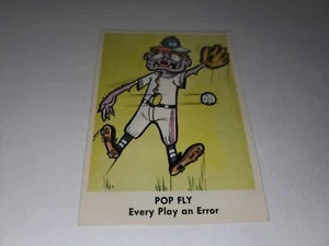 Tarjeta Fleer Weird-Ohs 1966 #13 Pop Fly - Cada juego tiene un error EX - Imagen 1 de 9