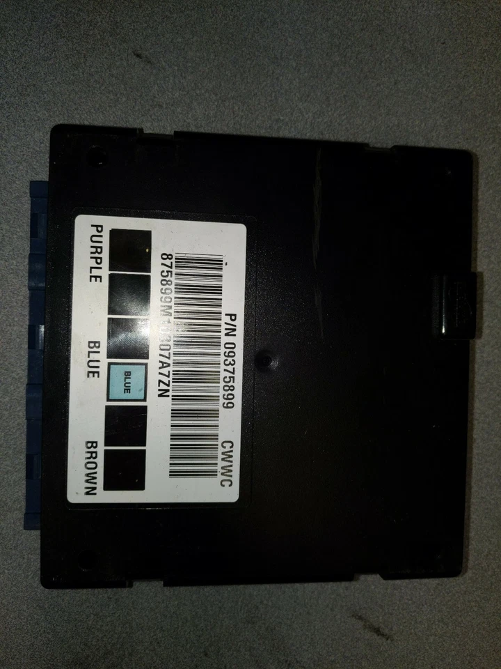 Módulo de control de carrocería Chevrolet Tahoe Yukon 1999-2002 unidad BCM BCU 09375899 CWWC Foto 1 de 4