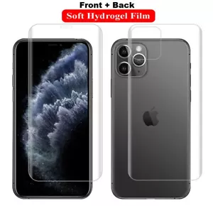 Für iPhone 11 12 Pro Max Mini Hydrogel Displayschutzfolie HD Klar Folie Cover - Bild 1 von 21