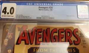 Avengers 24 CGC 4.0 OW-W J. Kirby/W.Wood cover 1966 Stan Lee Marvel Comics LQQK! - Picture 1 of 9