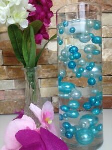 Floating Pearls Wedding Decorations 80pc Mix Size Pearls (Select Color Choice)