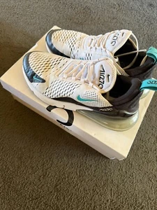 AIR MAX 270 BLACK/WHITE-DUSTY CACTUS NOIR/CACTUS FANE/BLANC - Picture 1 of 3
