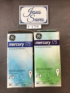 2 - GE Lighting #26439 GE 175w White Mercury Bulb Ed 28      T779 - Picture 1 of 2