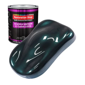 Restoration Shop Dark Turquoise Metallic Acrylic Urethane Gallon Only Auto Paint - Picture 1 of 5