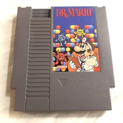 DR. MARIO NES NINTENDO ORIGINAL CARTRIDGE CLASSIC PUZZLE GAME 1990 NES-VU-CAN - Image 1 of 3