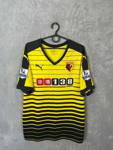 Watford Home football shirt 2015 - 2016 jersey Puma Mens Size L Cover