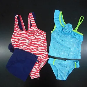 Niñas pequeñas Número Uno Niñas $32 1 pieza / 2 piezas Trajes de Baño con Accesorios Talla 2T y 3T - Imagen 1 de 7