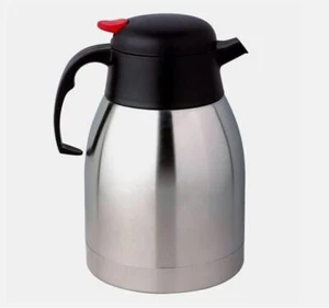 1.5L Stainless Steel Double Wall Vacuum Thermal Flask Teapot Beverage Dispenser - Picture 1 of 9