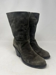 Fiorentini Baker Gray suede Leather Pull on Women’s Boots EUR 39 READ - Picture 1 of 10