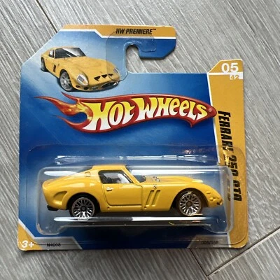 Hot Wheels Ferrari 250 GTO yellow 005/166 HW Premiere  - Image 1 of 2