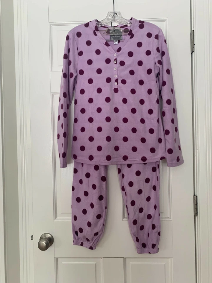 JUEGO DE PIJAMA POLAR SUPER SUAVE PIJAMA LAVANDA MUJER TALLA S PIJ COUTURE Foto 1 de 1