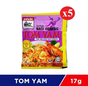 5 Packets ADABI Tom Yam Fried Rice Powder 17g – Authentic, real taste of tom yam - Picture 1 of 5