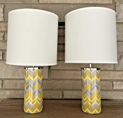 Jonathan Adler Set of 2 Carnaby Flame Table Lamps Designer Rare Retro Beautiful - Image 1 of 4