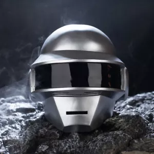 Xcoser 1:1 Daft Punk Helmet Thomas Cosplay Silver Replica Props Halloween Party - Picture 1 of 10