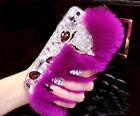 Luxury Bling Diamond Soft Fur Phone Case