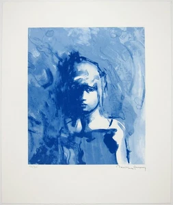 DOROTHEA TANNING - Untitled (Portrait) - 2001 Signed & Numbered Color Lithograph - Picture 1 of 4