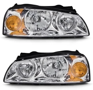 2004 2005 2006 Hyundai Elantra Headlight Assembly Fit, Clear Lens Left And Right - Picture 1 of 5