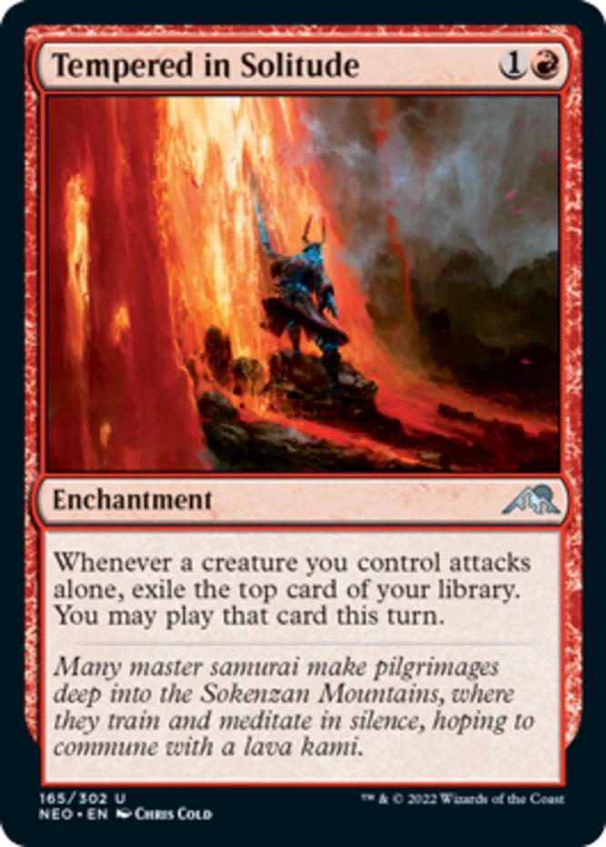 x1 Tempered in Solitude - Kamigawa: Neon Dynasty - NM - MTG - Image 1 of 1
