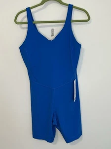 NWT Size 12 Lululemon Align Bodysuit 8" Poolside Blue PLSI - Picture 1 of 6