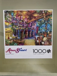Buffalo Games - Aimee Stewart - Tiki Beach Sunset - 1000 Piece Jigsaw Puzzle - Picture 1 of 2