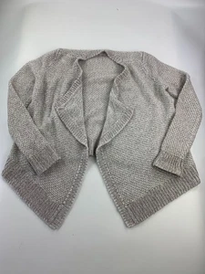 Cárdigan gris grande Lou & Grey para mujer S frente abierto - Imagen 1 de 3
