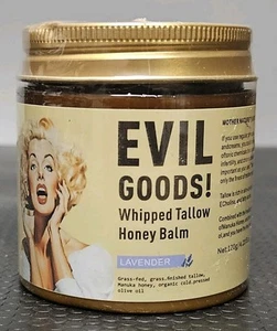 EVIL GOODS Whipped Tallow and Honey Balm Lavender **No Box** - Picture 1 of 6