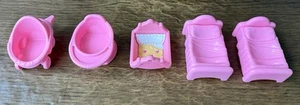 Vintage Fisher Price Little People Home Sweet Home Doll House Furniture 1996 - Picture 1 of 6