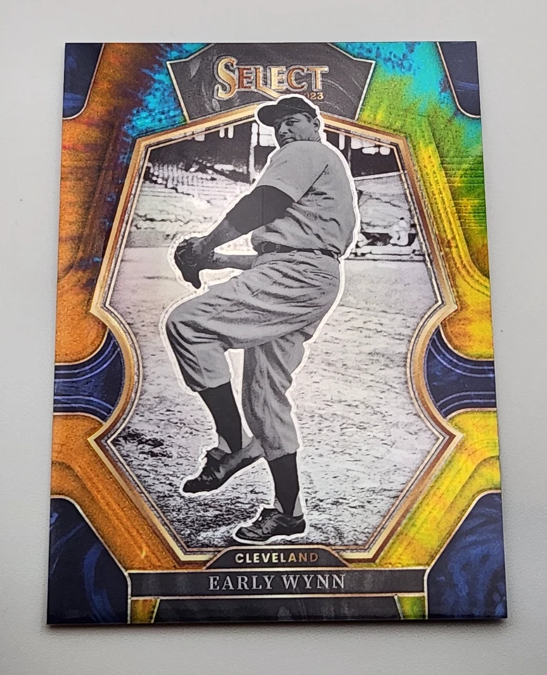 Early Wynn 2023 Panini Select Premier Level Tie-Dye Prizm /25 #114 - Image 1 of 2