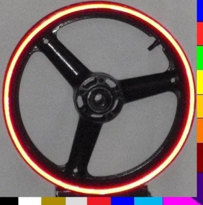 KIT DE PEGATINAS DE CINTA DE CALCOMANÍAS DE RUEDA 3M CON RAYAS REFLECTANTES PERSONALIZADAS HYOSUNG GT650 R - Imagen 1 de 12