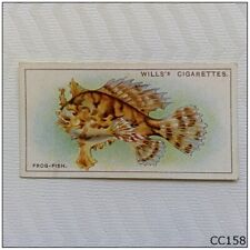 Wills Wonders Of The Sea #11 The Frog-Fish Cigarette Card (A) (CC158)