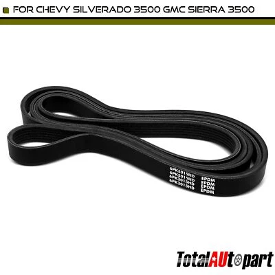 Cinturón serpentino de 118,74 pulgadas para GMC Sierra 2500 HD Chevy Silverado 2500 HD Hummer Foto 1 de 4