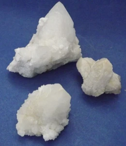 Lot of Three Great Well Formed Specimen Of Quartz ( corncob) Healing jb - Picture 1 of 8