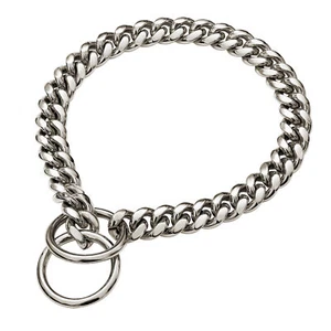 Chain Collar Stainless Cuban Training Necklace Large Steel Choker Heavy Duty Dog - Picture 1 of 13