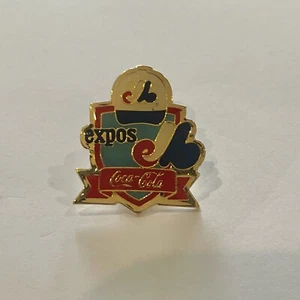 Montreal Expos Coca Cola Collectible Pin MLB Licensed LotMLBCC Vintage - Picture 1 of 2
