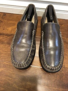 Zapato Mocasín de Conducción Extra Ancho ECCO Sin Cordones Cuero Marrón Hombres Talla 44 10-10.5us - Imagen 1 de 6