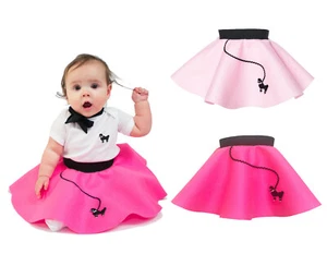 Hip Hop 50s Shop Baby/Infant Girls 6-12 Month Poodle Skirt Halloween Costume - Picture 1 of 4