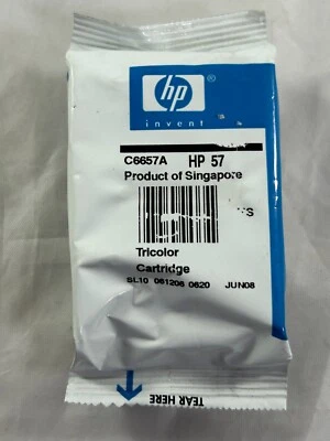 GENUINE HP 57 (C6657A) Tri-Color Ink Cartridge SEALED - Image 1 of 4