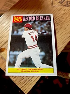 1986 Topps - Record Breaker #206 Pete Rose - Picture 1 of 2