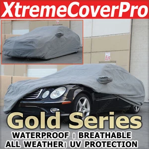 1992 1993 Mercedes-Benz 400E 500E WATERPROOF CAR COVER W/MIRRORPOCKET GREY - Picture 1 of 14