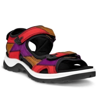 Sandalias todoterreno Ecco Yucatán senderismo multicolor hibisco mujer talla 6 Foto 1 de 3