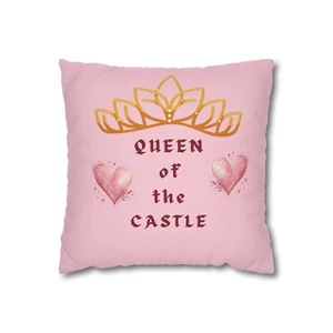 Pillowcase, Queen Of The Castle Bedroom Decor, Mother's Day Gifts, Home Decor - Picture 1 of 17