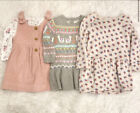 LOT 3 Outfits Baby Gap Boden Sweater Sweatshirt Dress Corduroy 6-12 Mos NEW