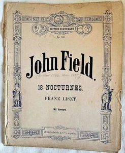 JOHN FIELD 18 NOCTURNES FRANZ LISZT ANFANG DES 20. JAHRHUNDERTS PARTITUR KLAVIER - Bild 1 von 1