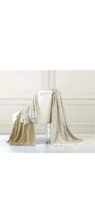 Batik 100% Cotton Throw Blanket 2 Pack caf Au Lait - Picture 1 of 5