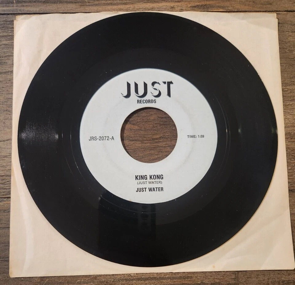 Just Water King Kong / Play It Loud 45 NYC Power Pop Punk CBGB 1975 7" Vinyl - Image 1 of 2