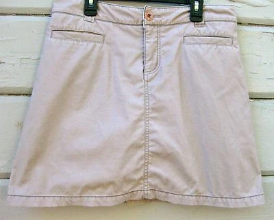 Horny Toad Wms 8 Caqui Tostado Deportivo ELASTIZADO Algodón Skort con Pantalones Cortos Forro Foto 1 de 4