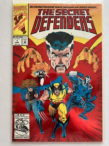 Marvel Comic The Secret Defenders #1 Variante Lámina Roja (1993) - Imagen 1 de 2