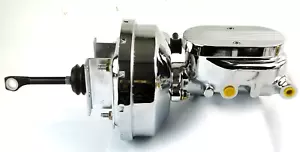 1964 1966 Ford Mustang 7" Power Brake Booster Kit Milled Master Cylinder 1" Bore - Picture 1 of 1